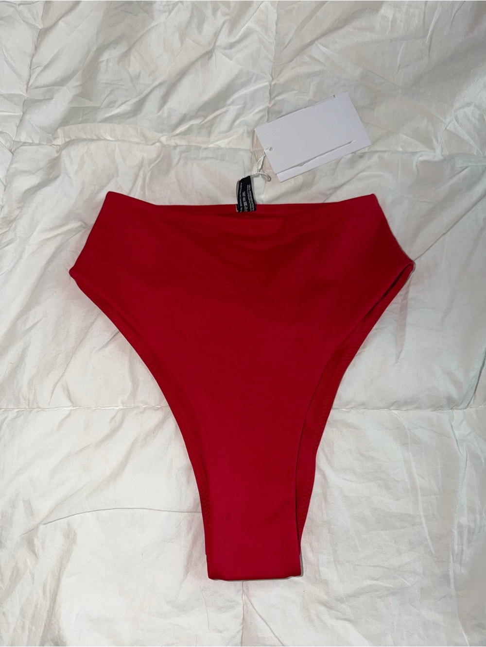 Women’s Palm Swim + Resort High Waist Bikini Bottoms Red Size 0 Resortwear Beach